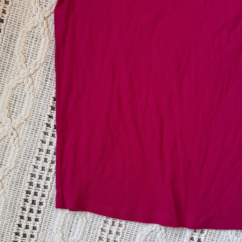 a new day Women's Short Sleeve Tee - Fuchsia - Picture 4 of 10